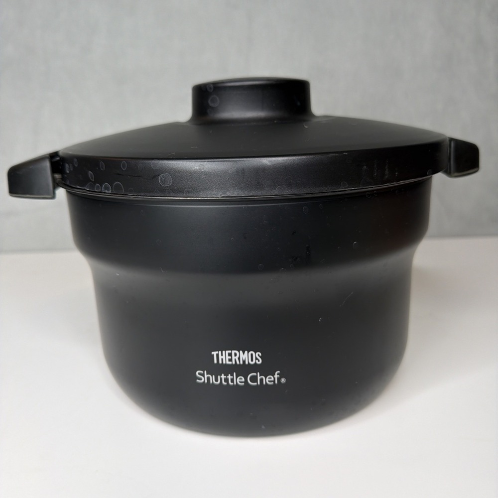 Thermos Shuttle Chef 2.8L Thermal Cooker Stainless Steel Inner Pot Black Set